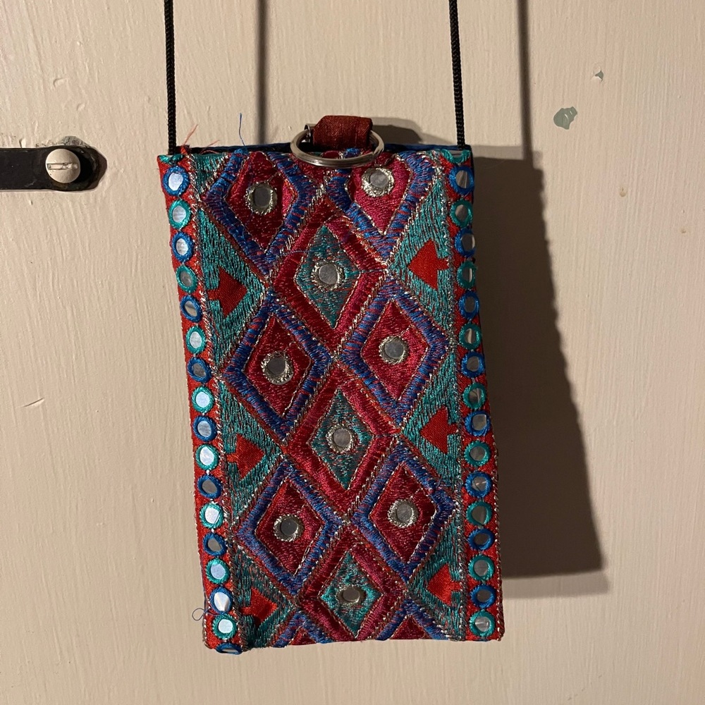 Boho Crossbody Cell Phone Pouch